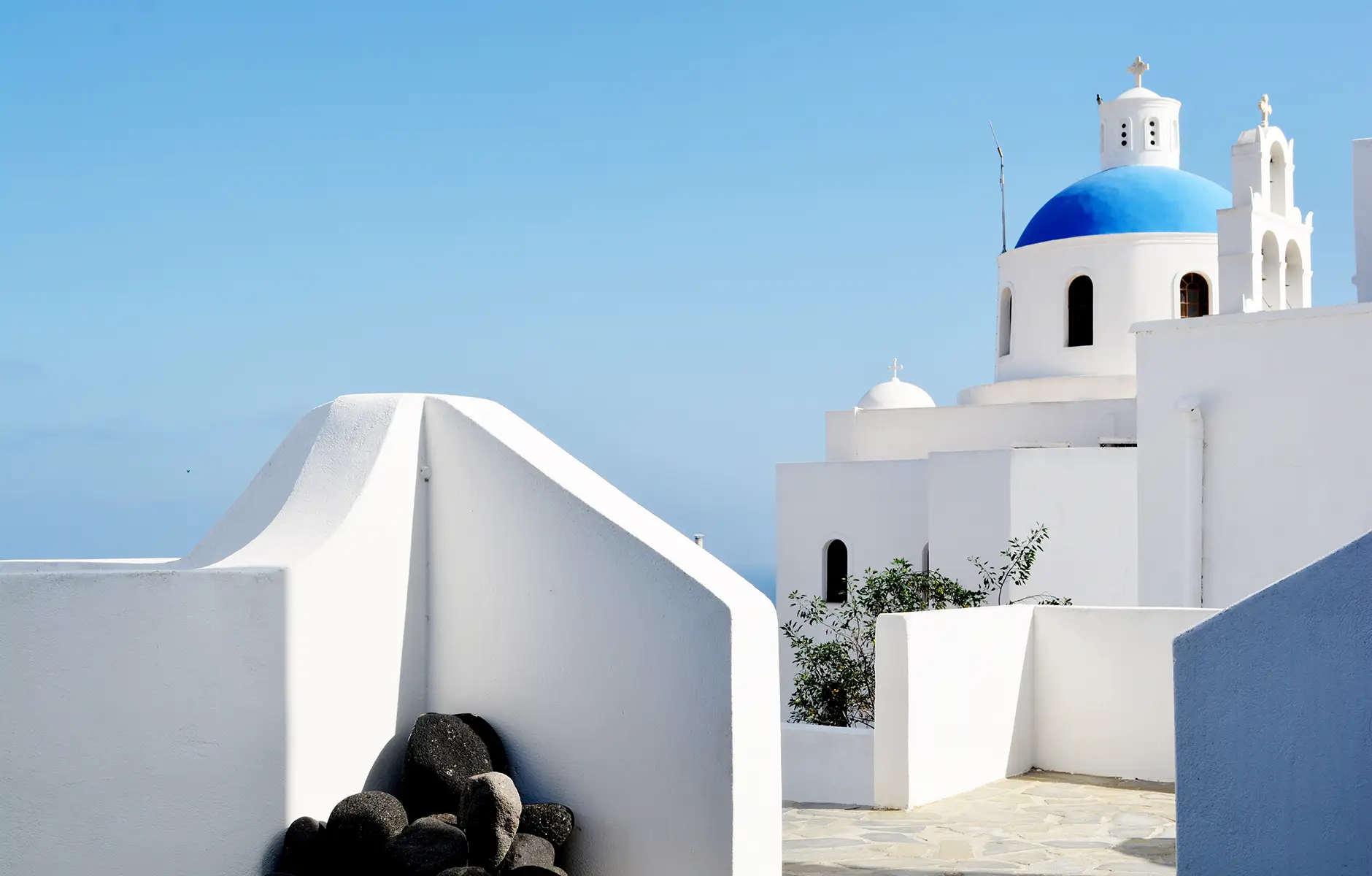 Kirche auf der griechischen Insel Santorini