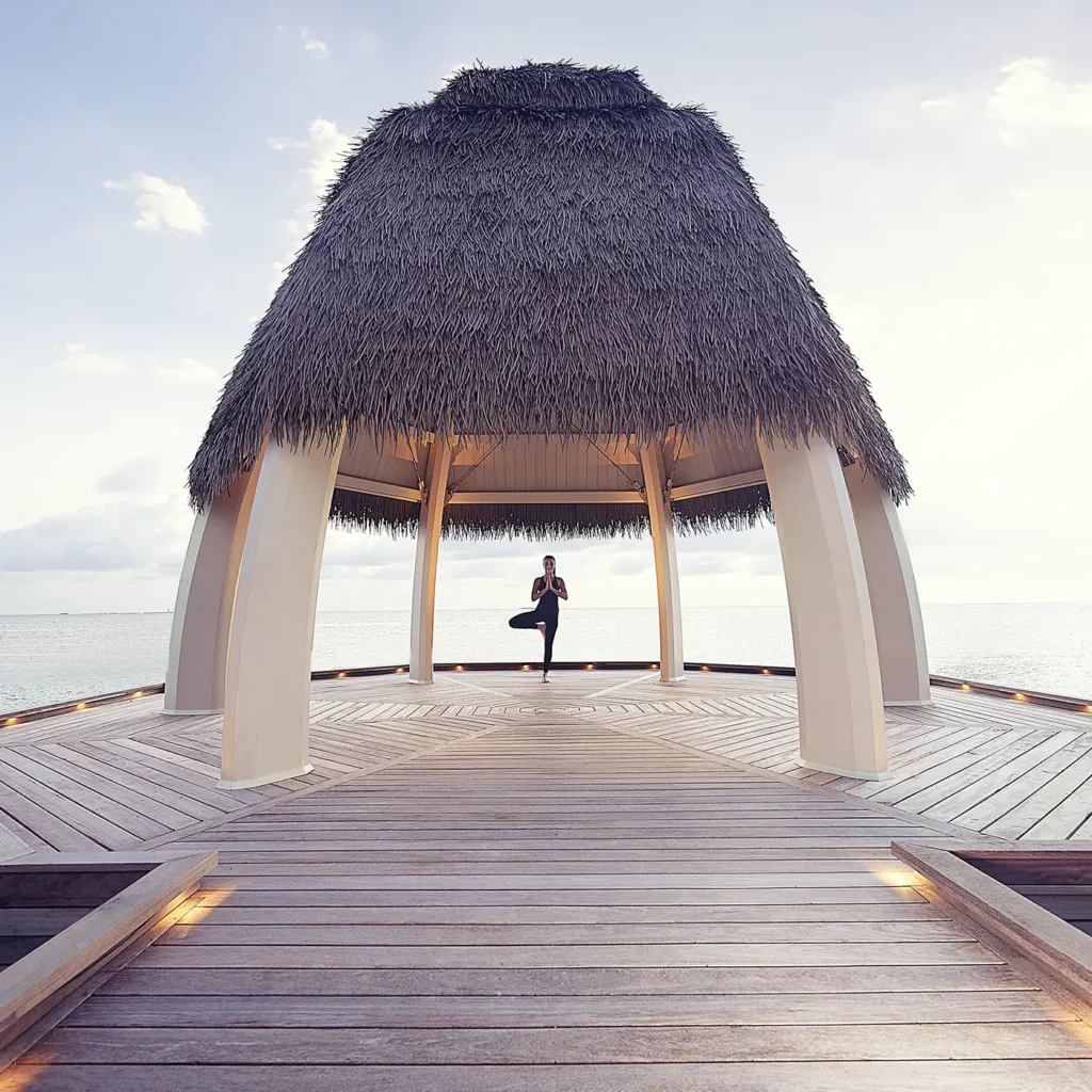 Yoga Pavilion des Waldorf Astoria Maldives