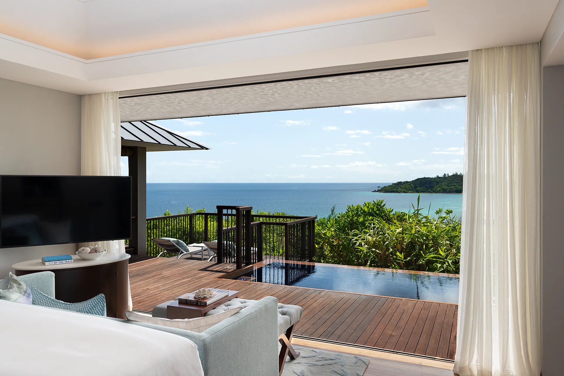 Meerblick aus einer luxuriösen Suite